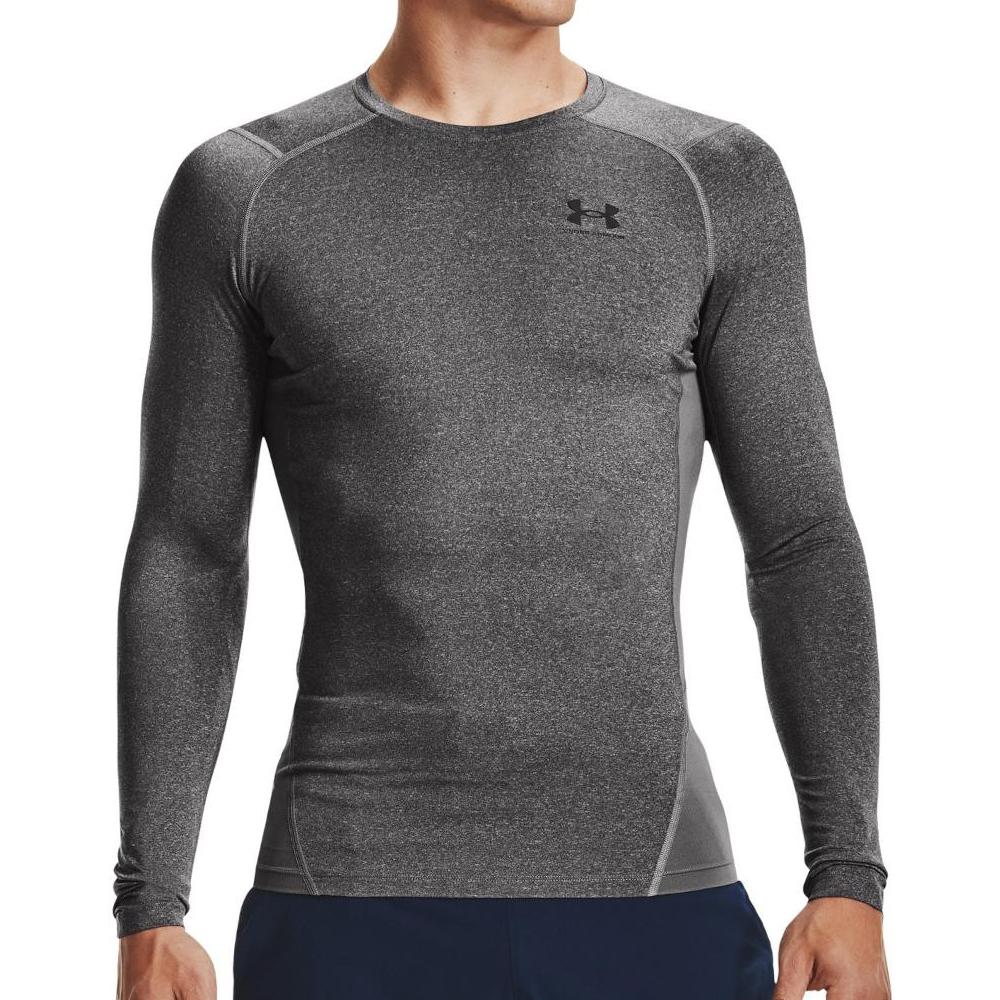 T-shirt Manches Longues Gris Homme Under Armour Comp pas cher