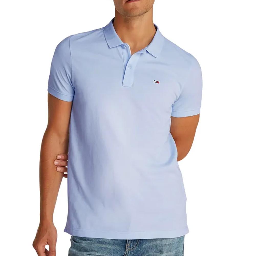 Polo Bleu Homme Tommy Hilfiger Tjm Slim pas cher