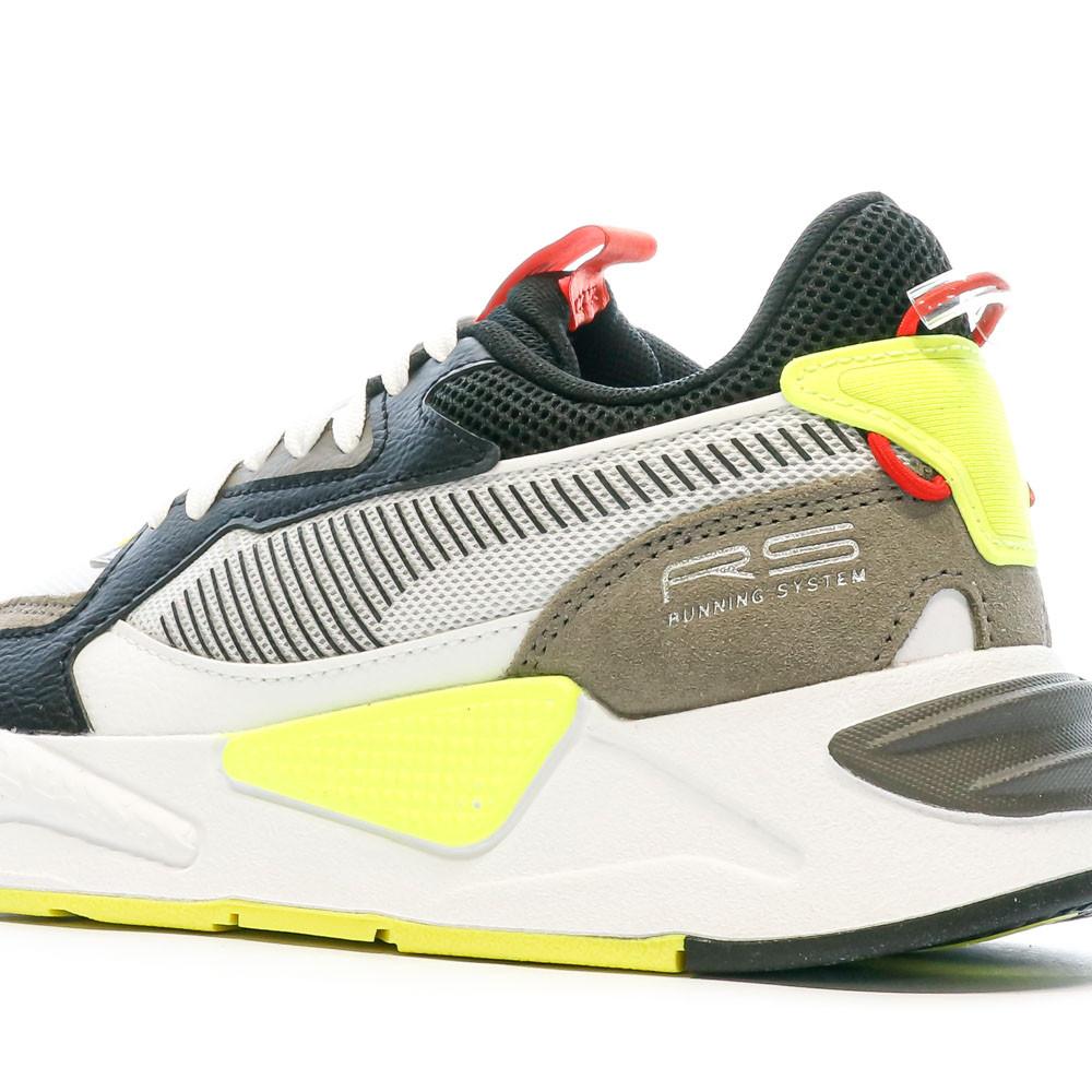 Baskets Blanches/Noires/Jaunes Garçon Puma Rs-z Energy vue 7