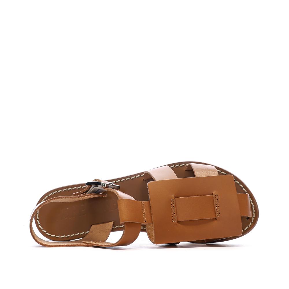 Sandales Camel Femme Pare Gabia Axpe vue 4