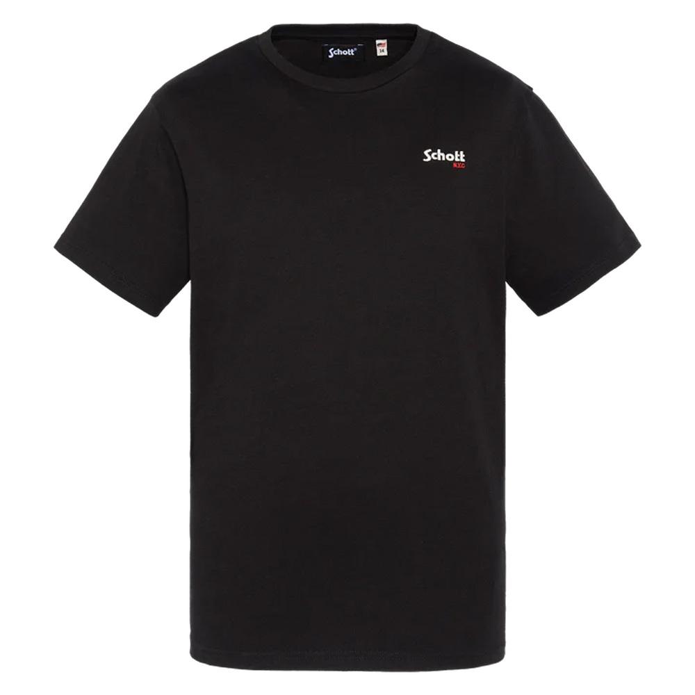 T-Shirt Noir Garçon Schott RODE pas cher