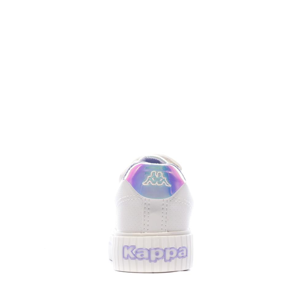 Baskets à scratch Blanche Fille Kappa Tudy vue 3