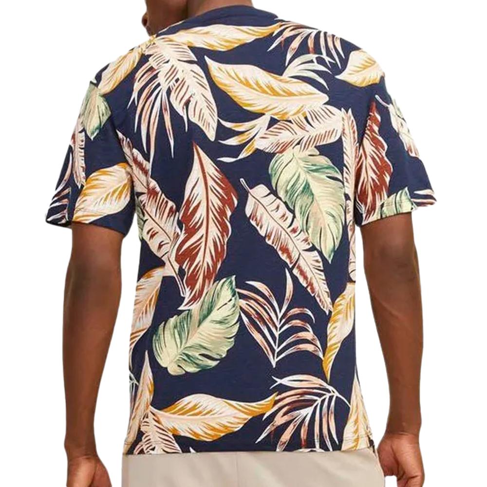 T-shirt Marine Homme Jack & Jones Jeff vue 2