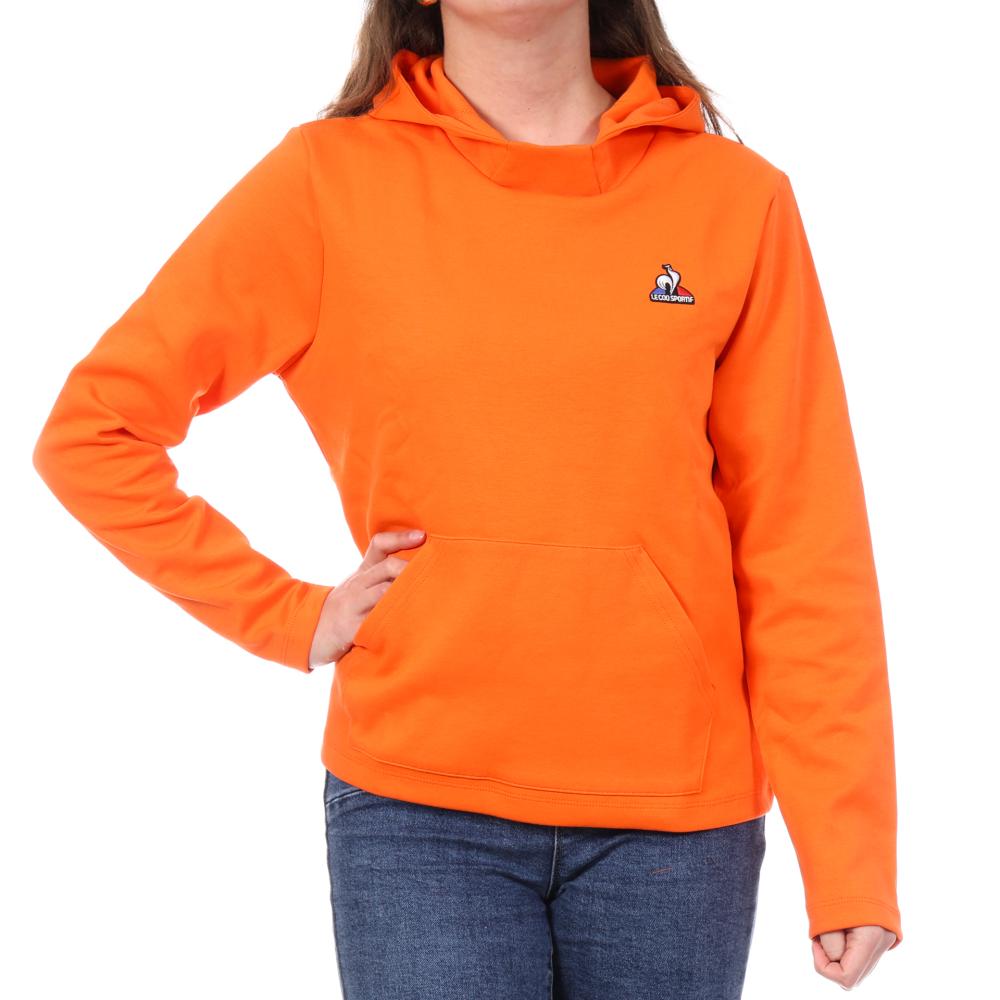 Women's Orange Hoody Le Coq Sportif Hoody N°9 affordable