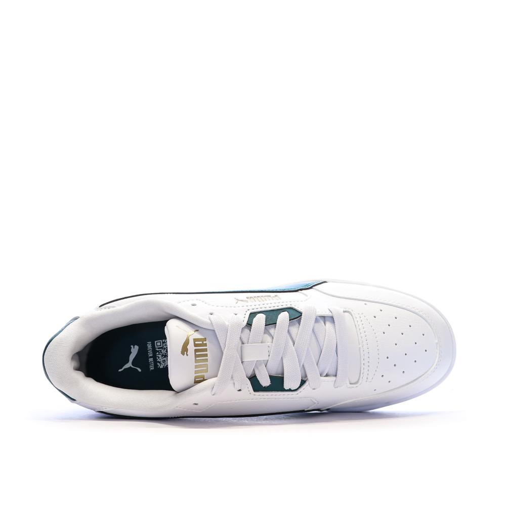 Baskets Blanches/Vertes Homme Puma Shuffle Downtown vue 4