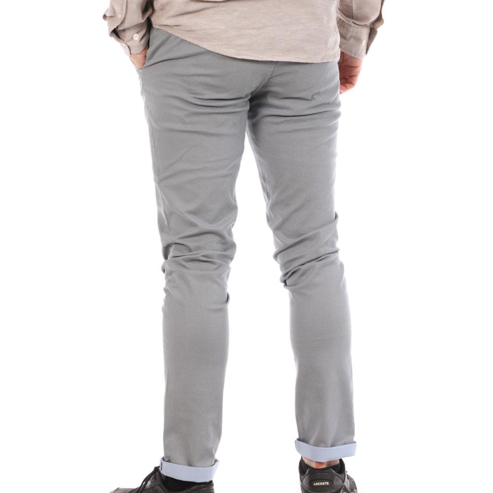 Chino Bleu/Gris Homme La Maison Blaggio Tamar vue 2