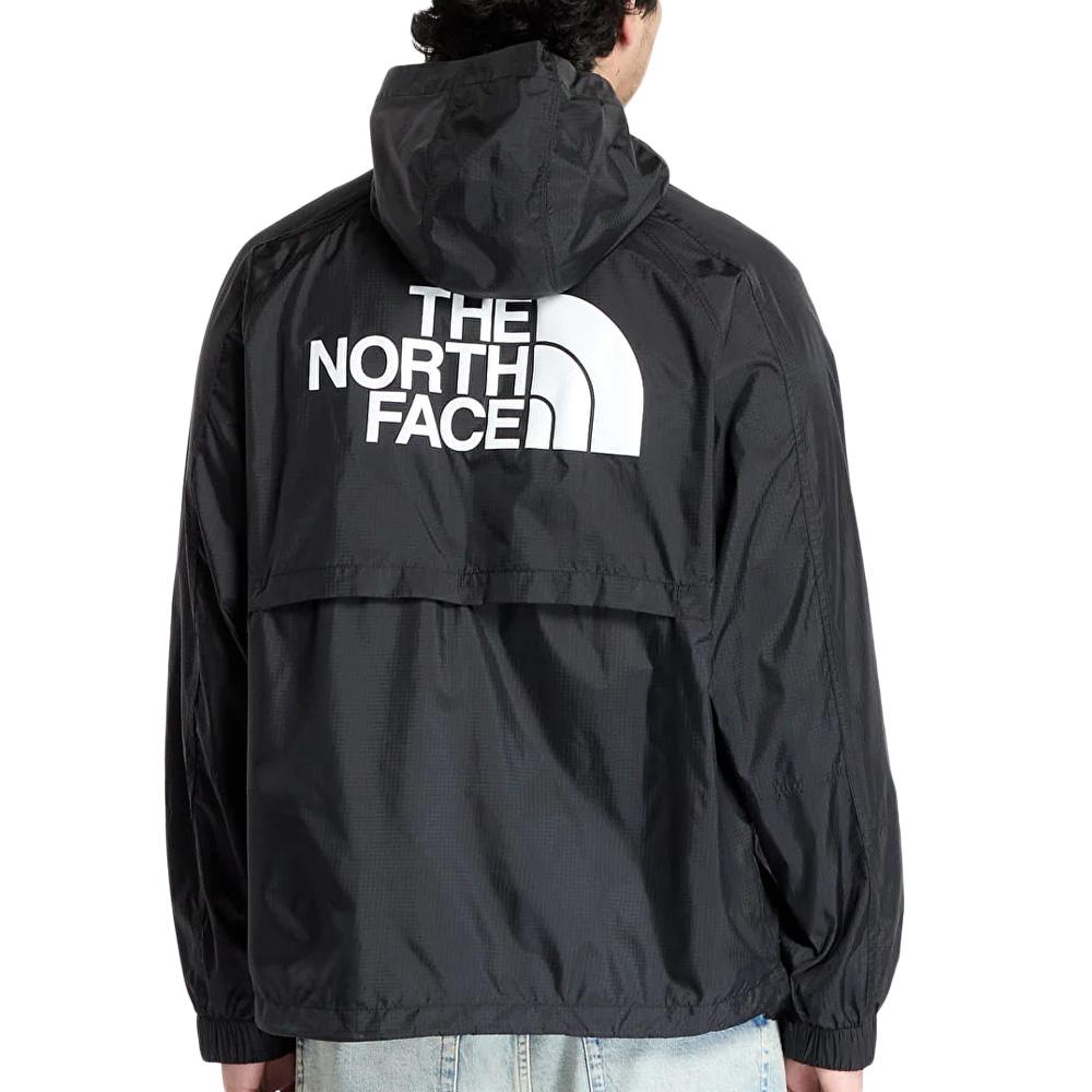 Schwarze Jacke Männlich The North Face Wind Ansicht 2