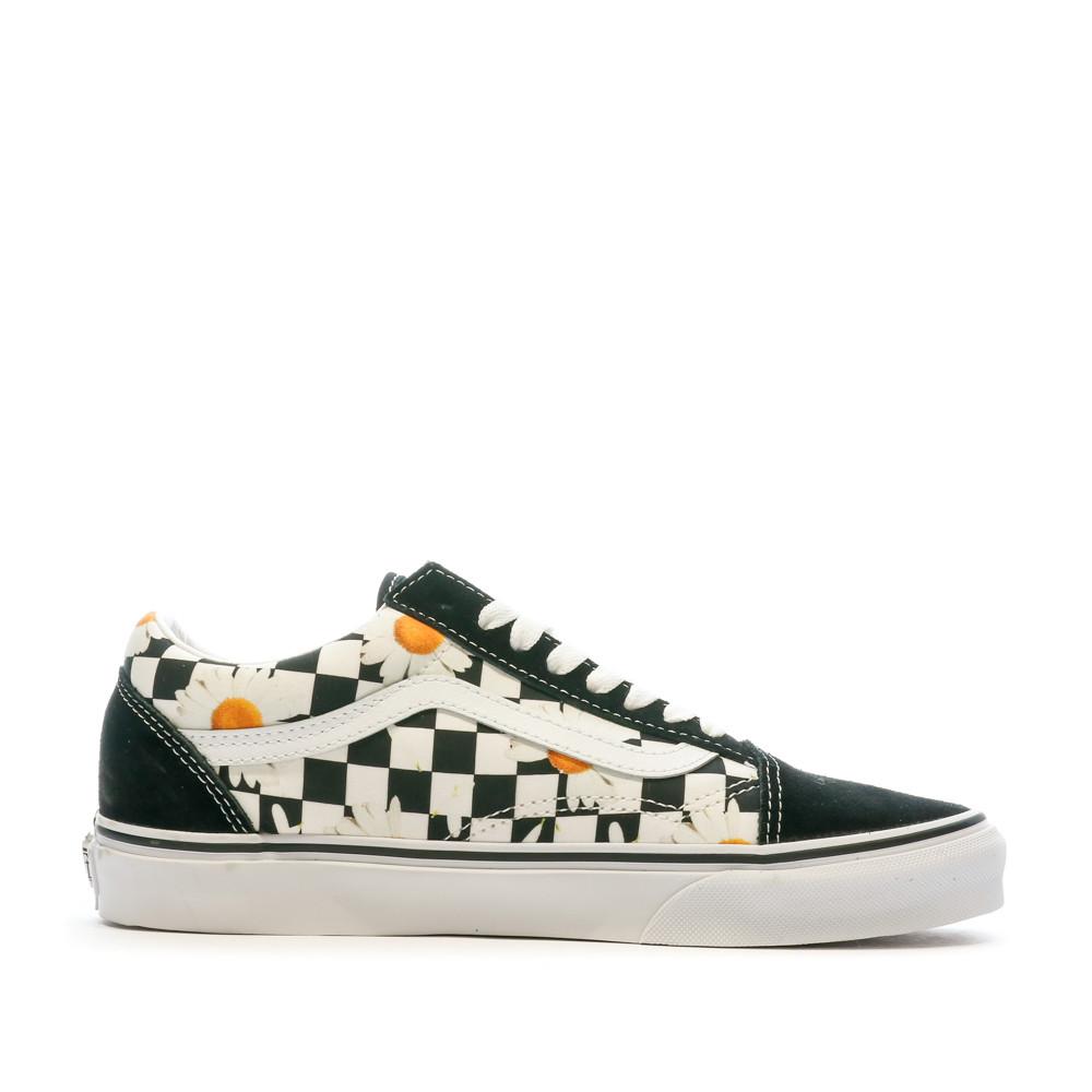 Baskets Blanches/Noires Femme Vans Ua Old Skool vue 2