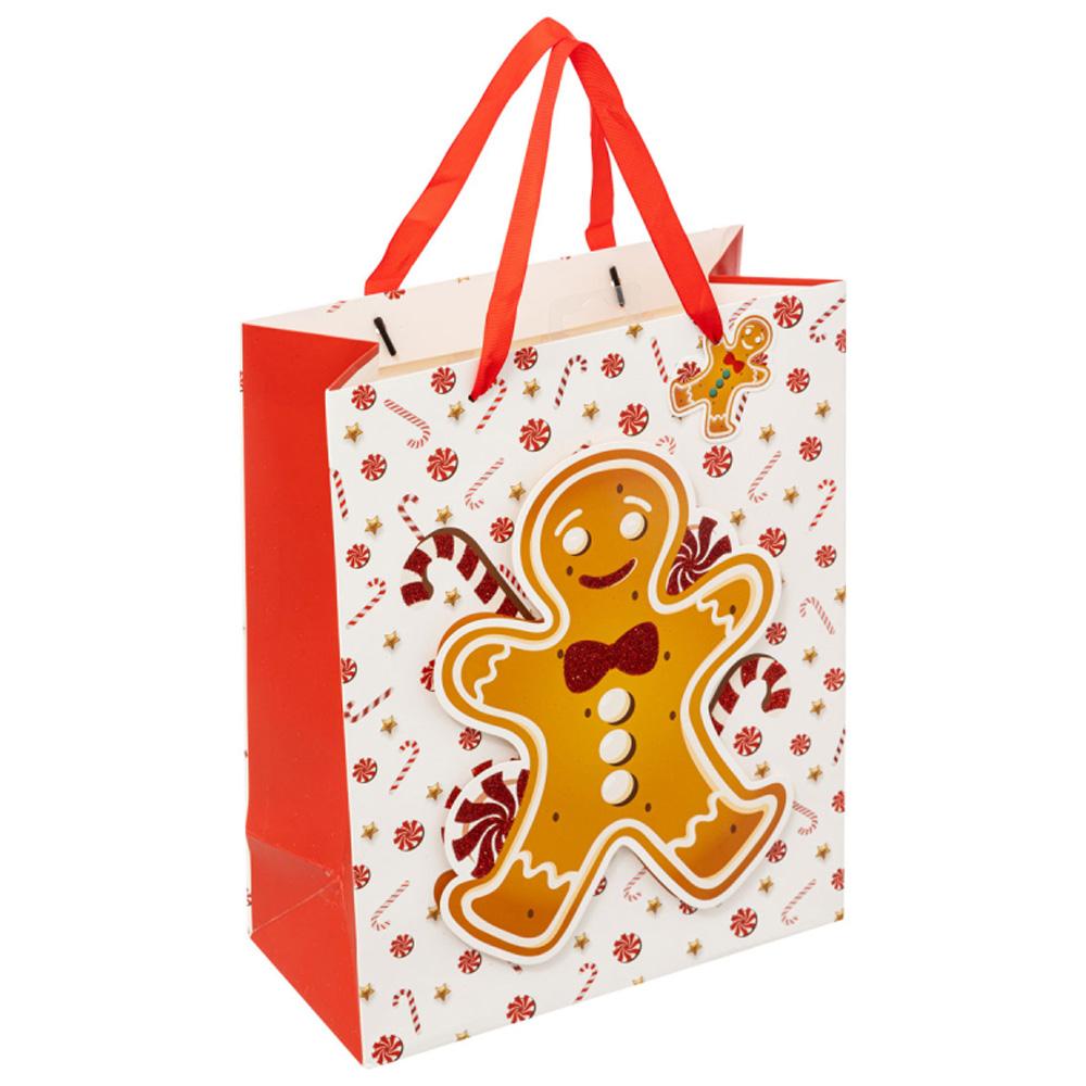 Sac Cadeau Petit Modèle Pain d'épice Atmosphera pas cher