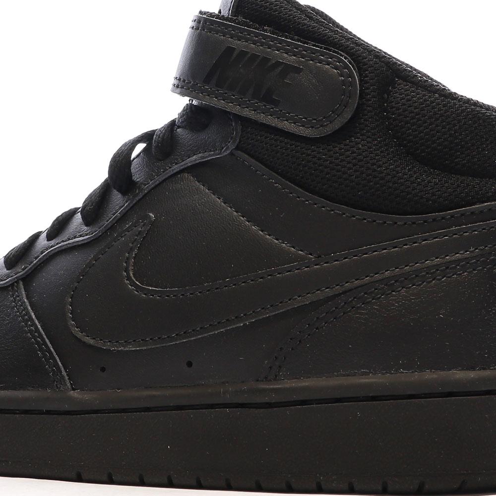 Baskets Noir Mixte Nike Court Borough Mid 2 vue 7