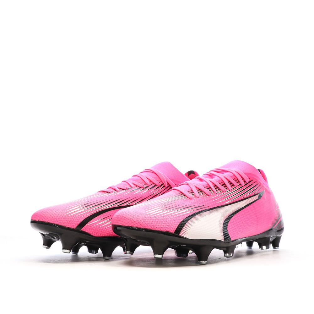 Chaussures de football Rose Homme Puma Ultra Match vue 6