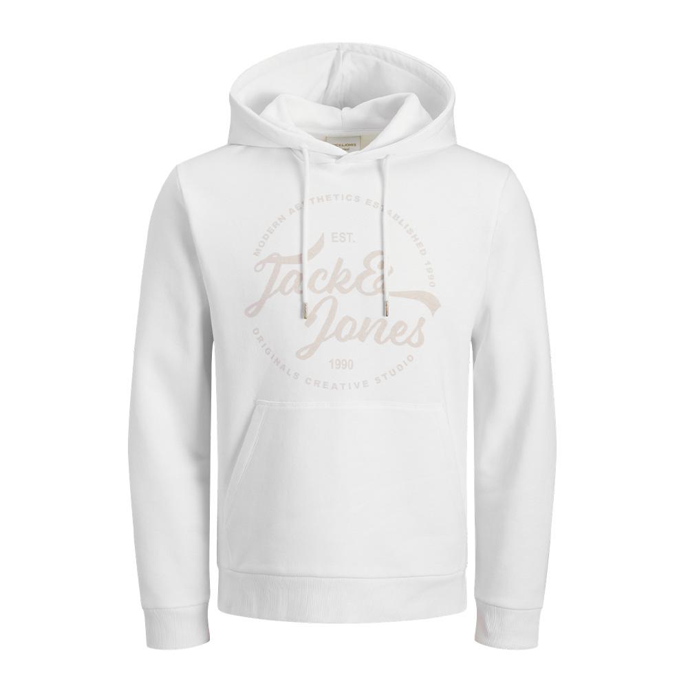 Sweat Blanc Homme Jack & Jones Jordean pas cher