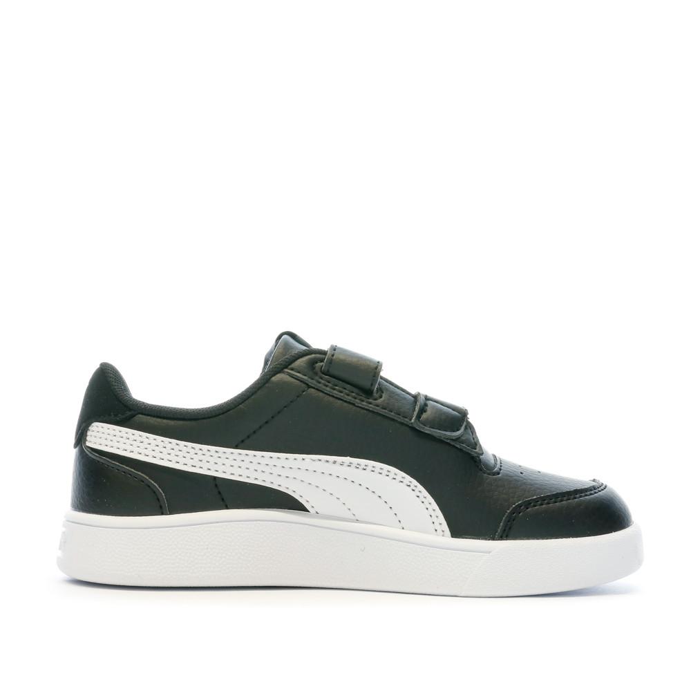 Baskets à scratchs Noires Garçon Puma Shuffle vue 2