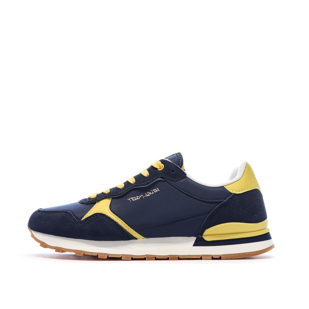 Baskets Marine/Jaune Femme Teddy Smith 120549 pas cher