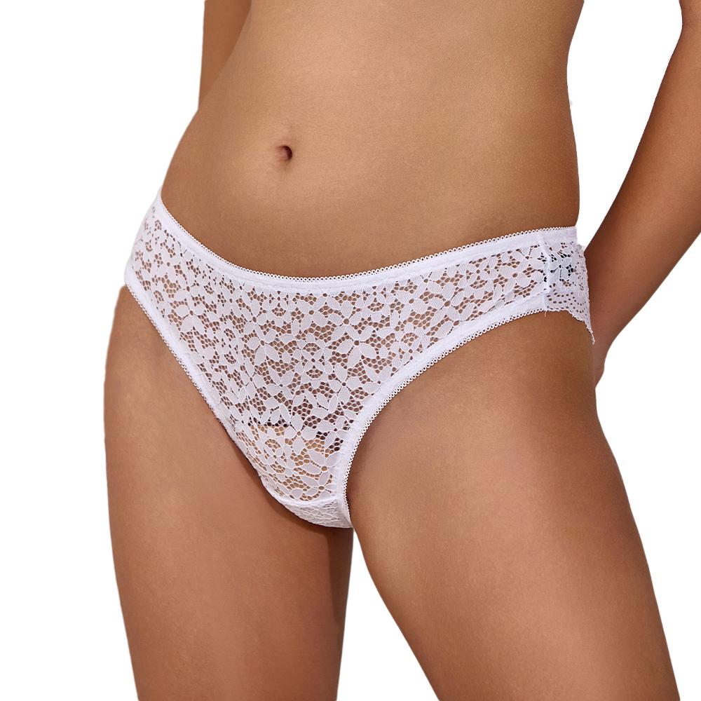 Tanga Blanc Femme Les Petites Bombes Mona pas cher
