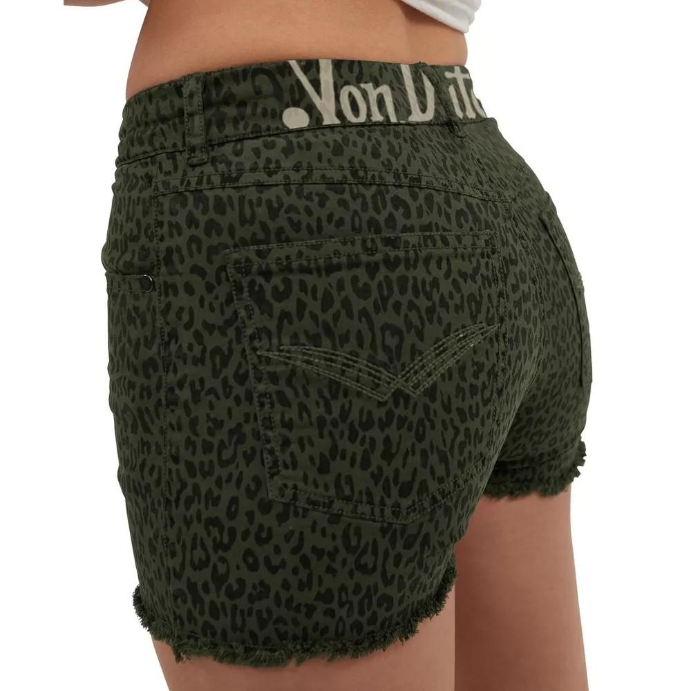 Short Kaki Femme Von Dutch SPICY vue 2