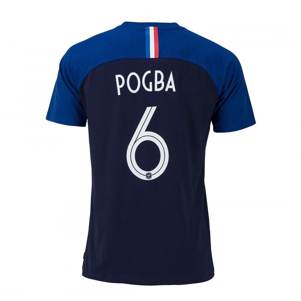 Pogba T-shirt Fan Bleu Enfant Equipe de France vue 2
