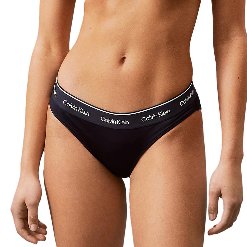 Bas de Maillot de bain Noir Femme Calvin Klein Jeans KW0KW02428 pas cher