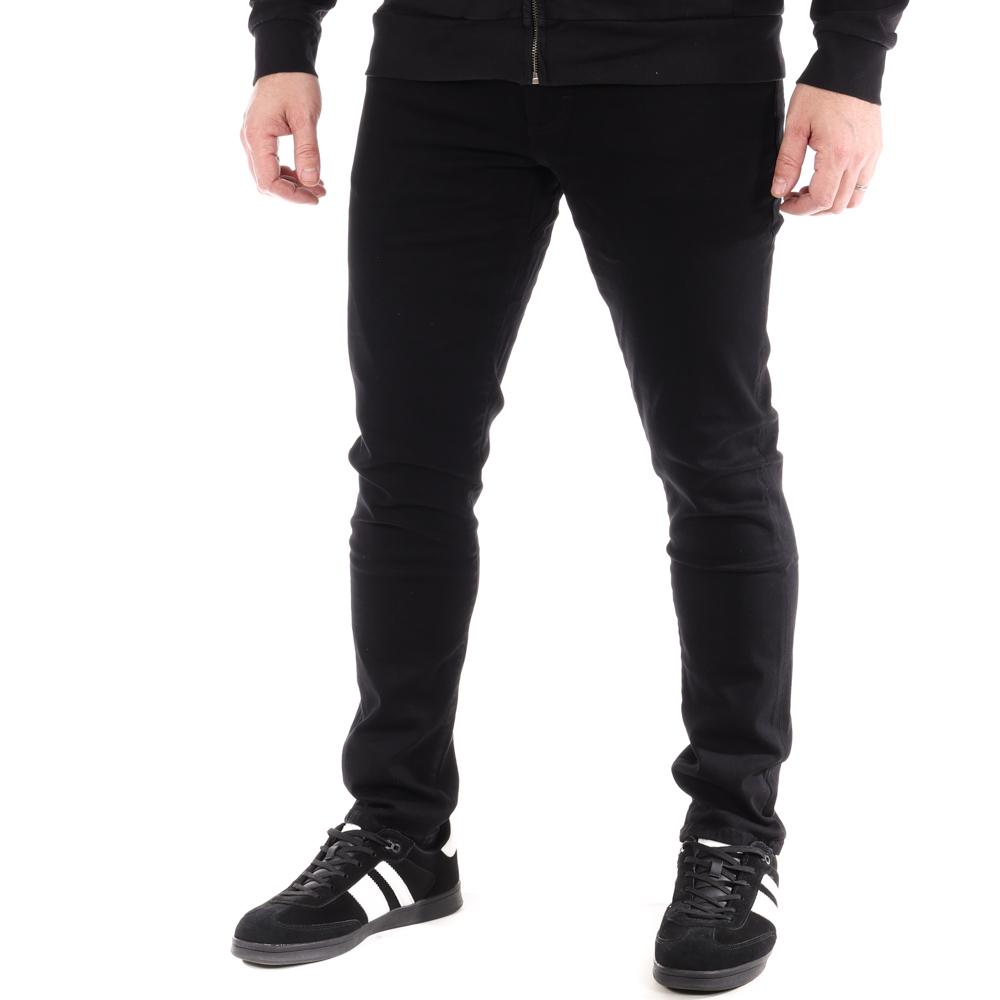 Jean Droit Noir Homme Schott TRD196832 pas cher
