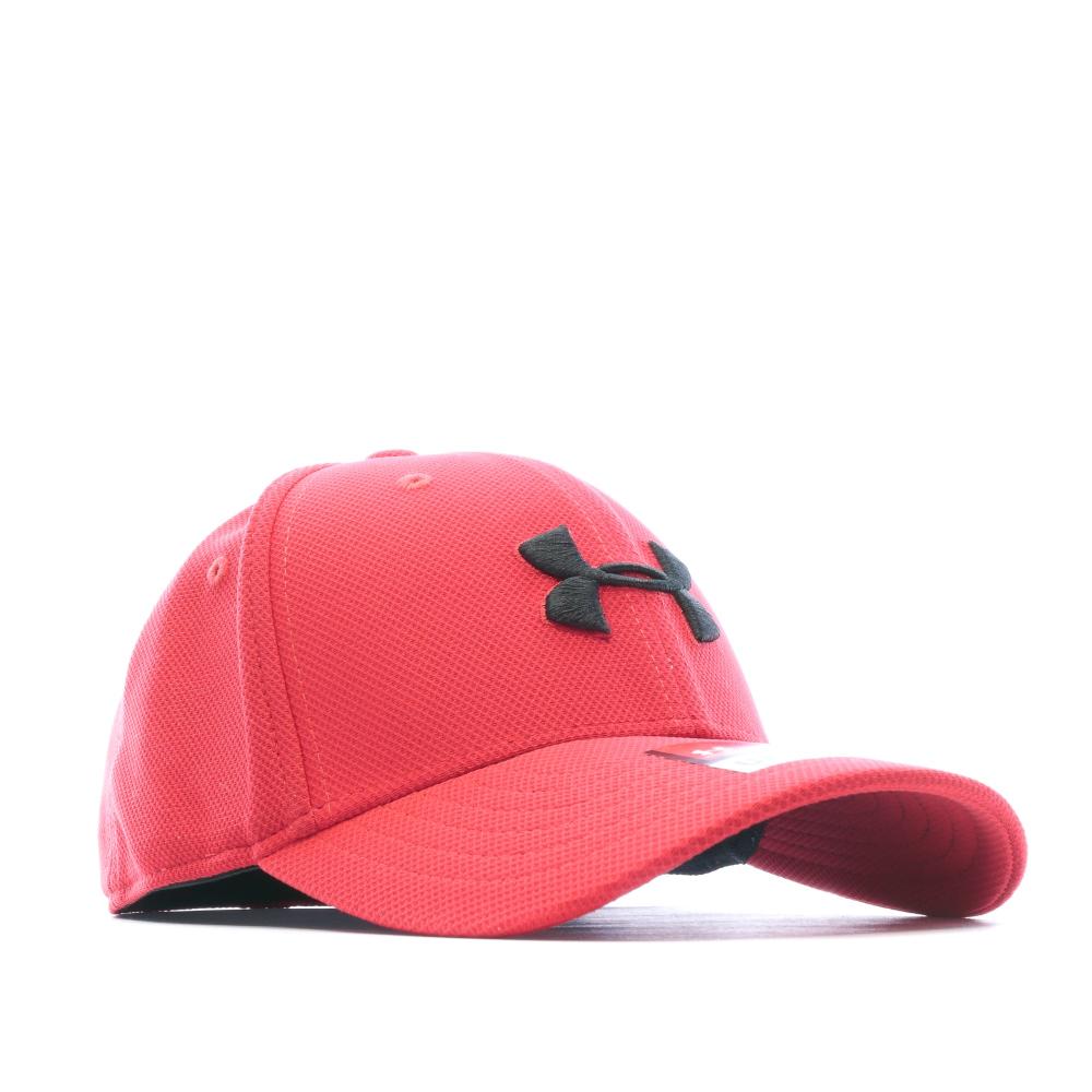 Casquette Rouge Garçon Under Armour Blitzing 3.0 Cap vue 2