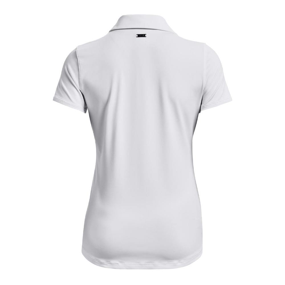 Polo Blanc Femme Under Armour Playoff vue 2