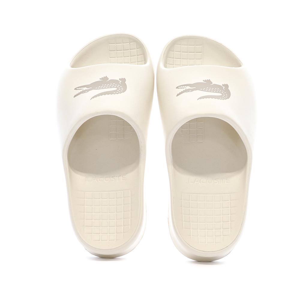Lacoste Serve Slide 2.0 Damen Steppschuhe Beige Ansicht 3