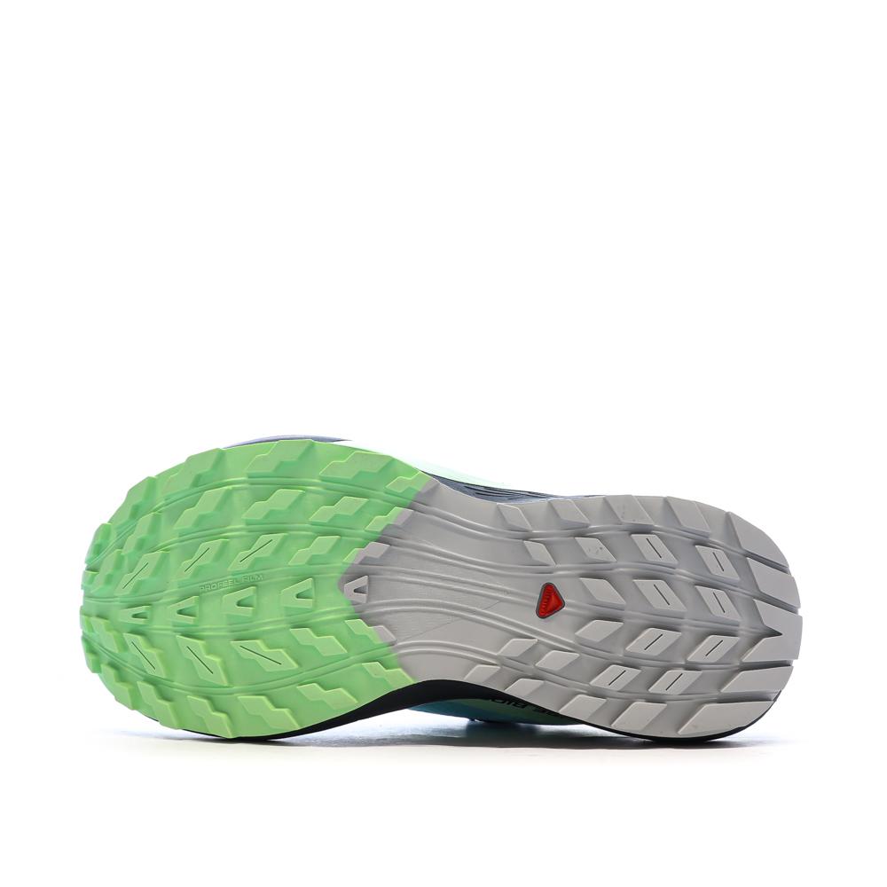 Chaussures de Trail Turquoise Femme Salomon Ride 5 Gtx vue 5