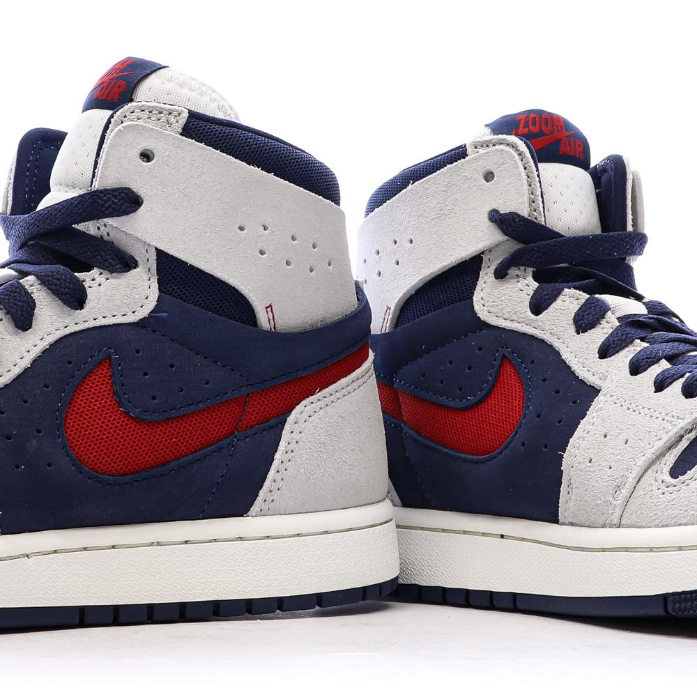Nike Air Jordan 1 Zm Air Bleu/Gris Homme Nike vue 7