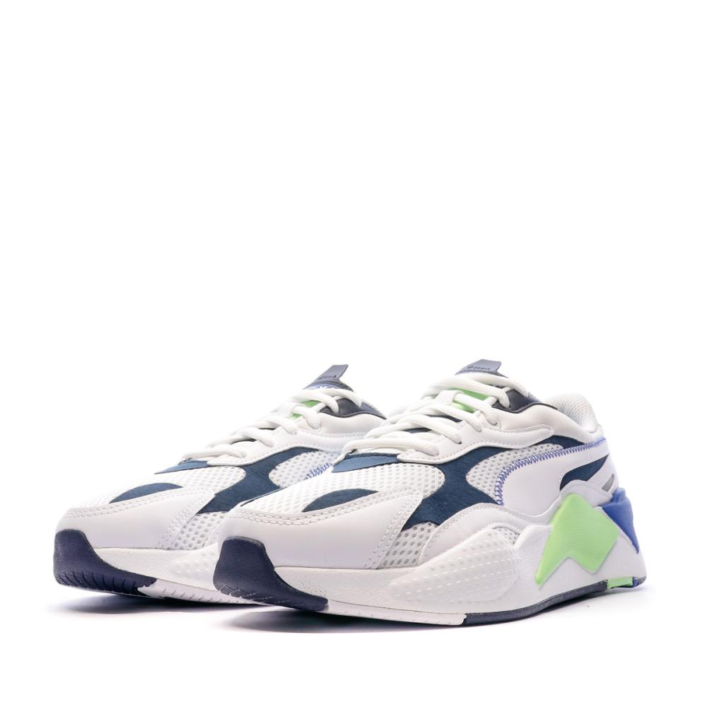 RS-X³ Baskets Blanc/Bleu/Vert Homme Puma vue 6