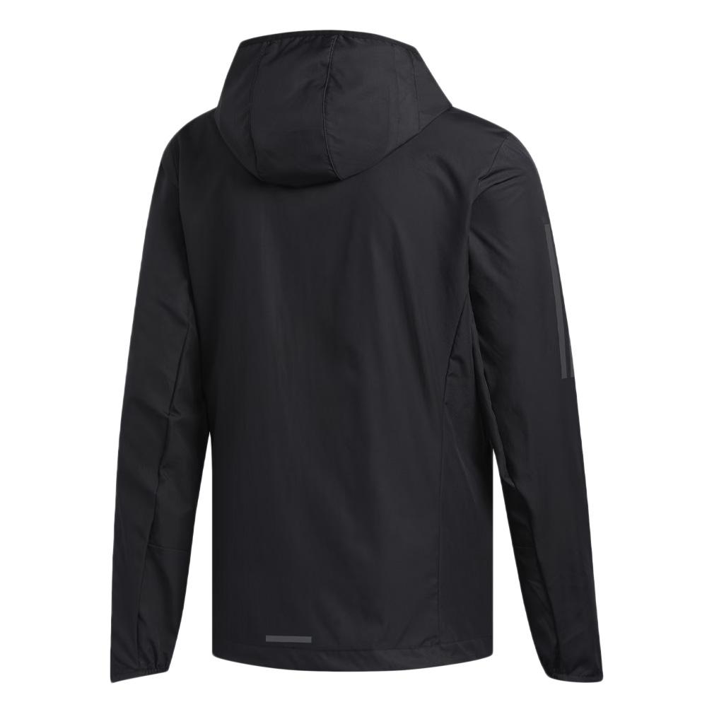 Chaqueta negra Adidas Own The Run para hombre ver 2