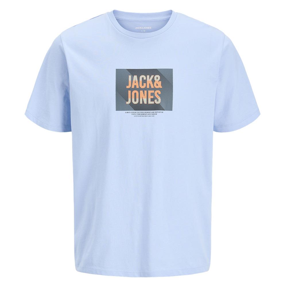 T-Shirt Bleu Pastel Homme Jack & Jones Hurban pas cher