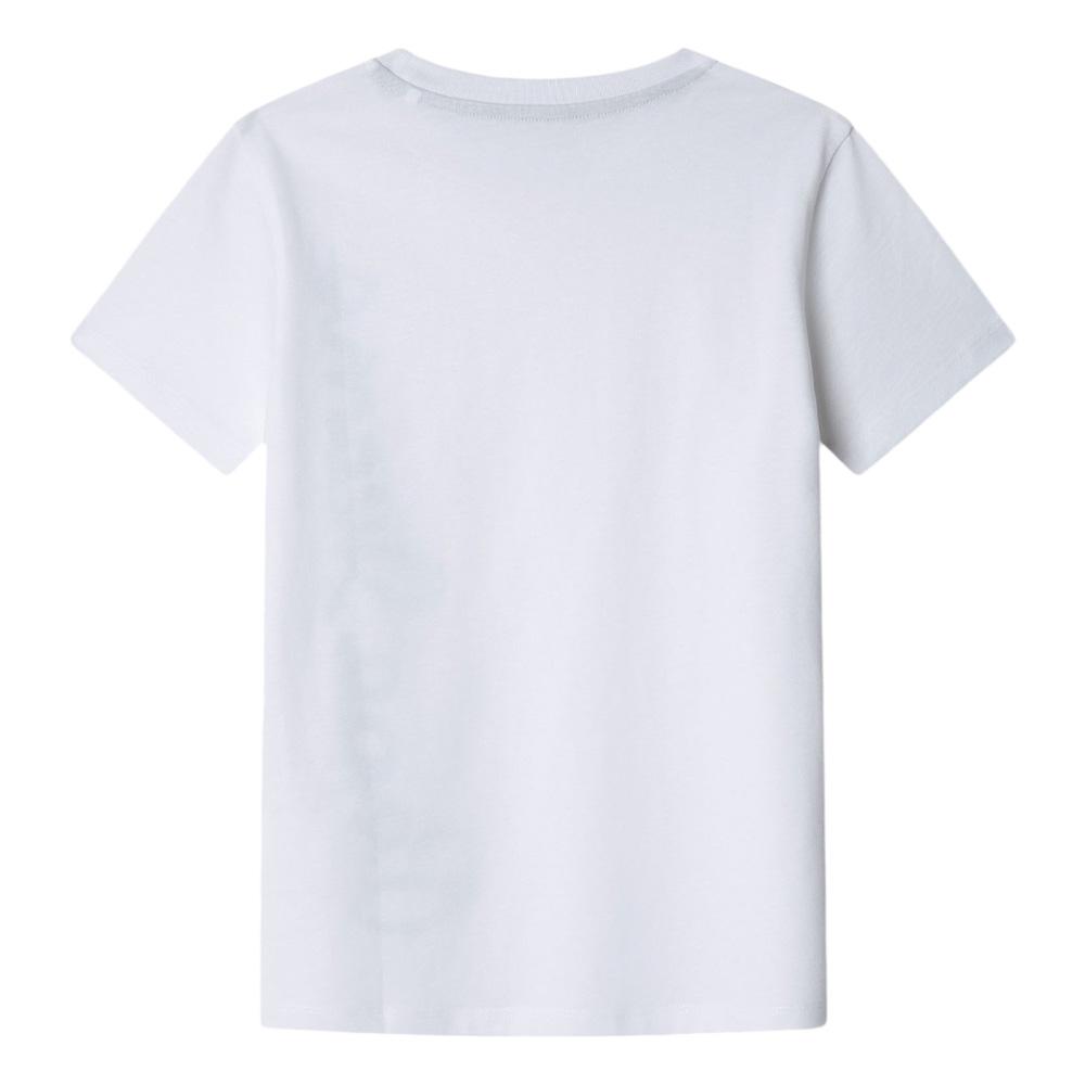 T-shirt Blanc Garçon Pepe Jeans Waldo vue 2