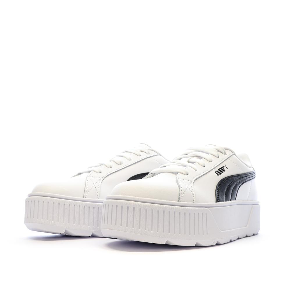 Baskets Blanc/Noir Femme Puma Karmen L vue 6