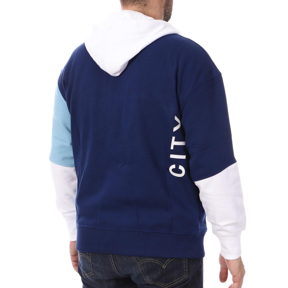 Sweat capuche Marine/Bleu Homme Manchester City vue 2