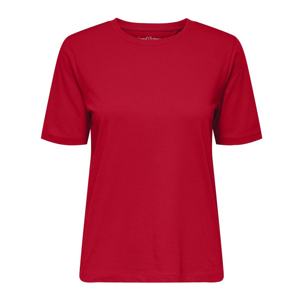 T-Shirt Rouge Femme Only Happy pas cher