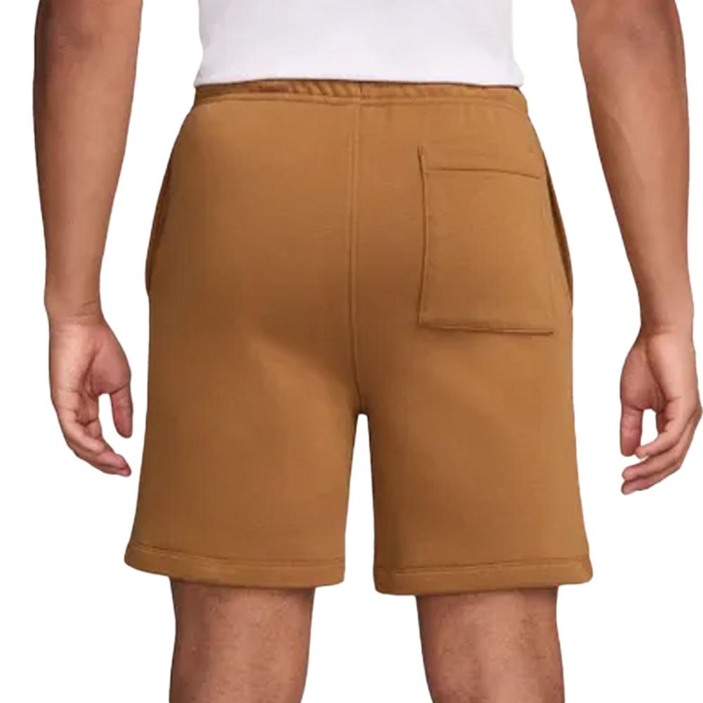 Short Camel Homme Nike Brooklyn Fleece vue 2