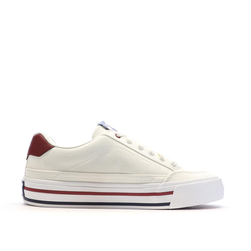 Baskets Blanches/Marine Homme Puma Court Classic vue 2