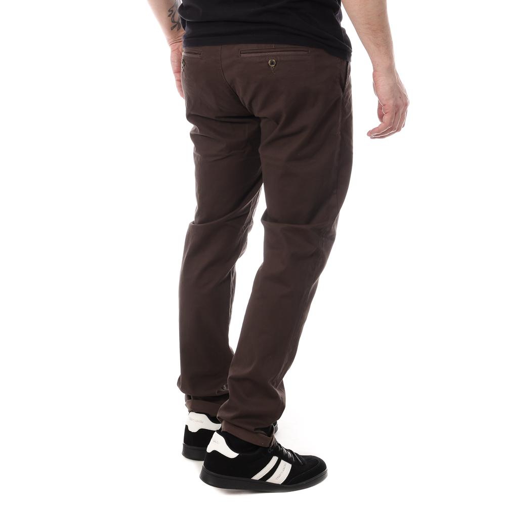 Chino Marron Foncé Homme Paname Brothers Costa0B4 vue 2