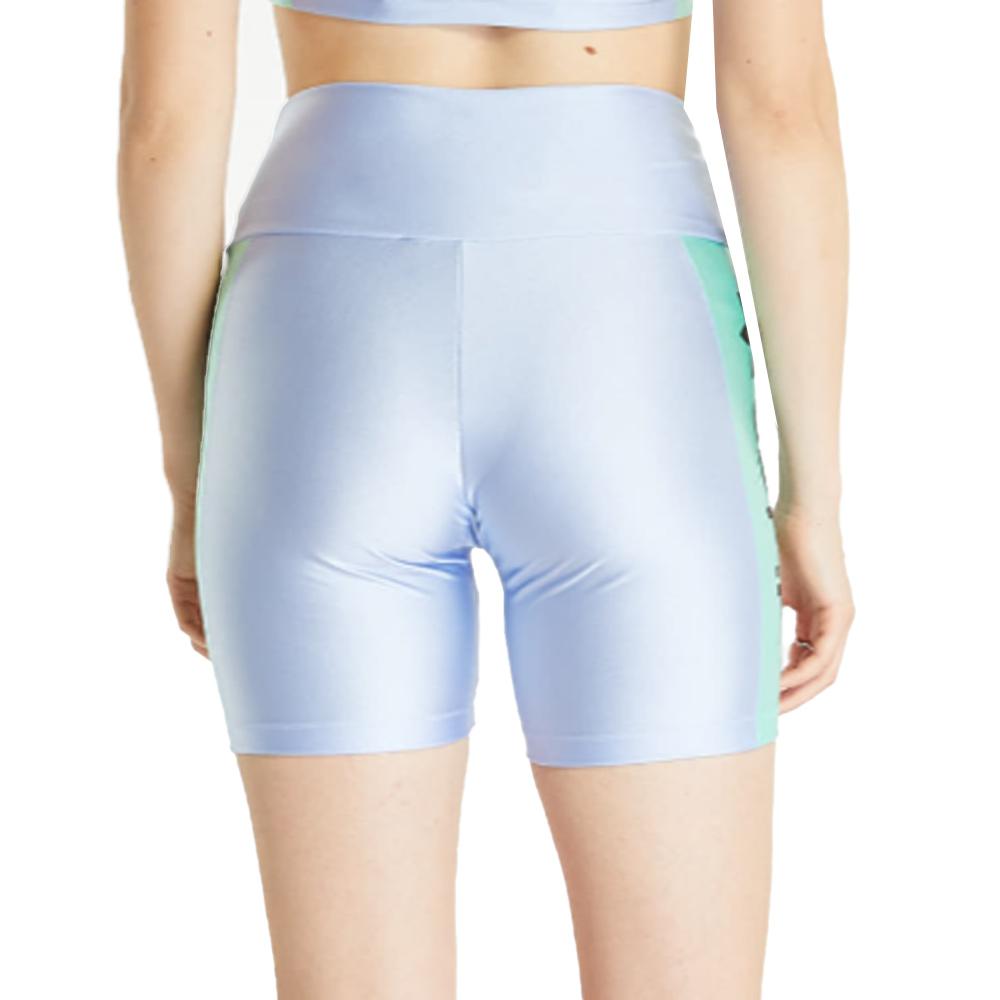 Short de Sport Violet Femme Adidas Short Leggings vue 2