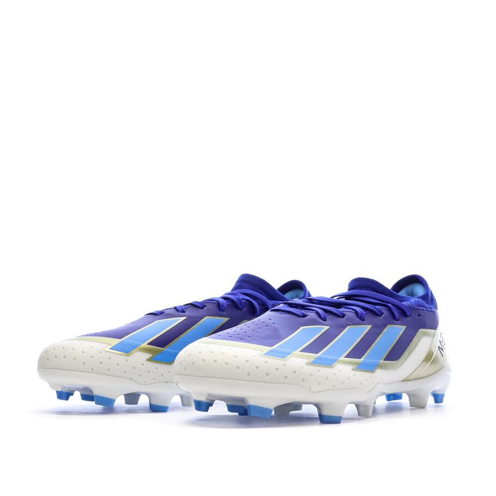 Chaussures de football Bleu Homme Adidas X Crazyfast League Fg Messi vue 6