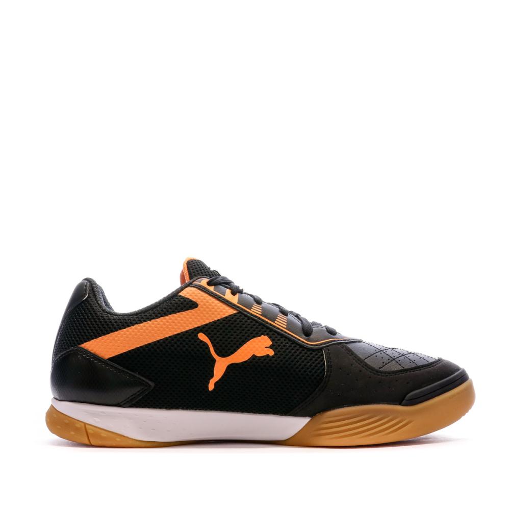 Chaussures de Futsal Noir/Orange Homme Puma Pressing II vue 2