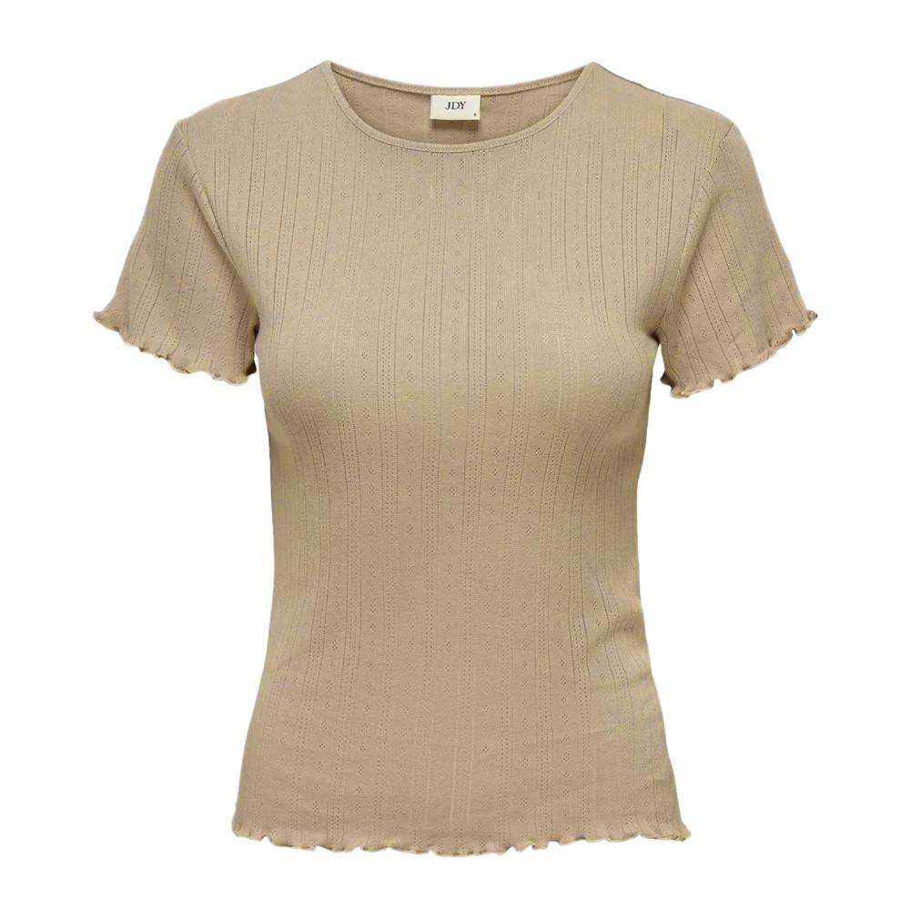 T-shirt Beige Femme JDY Salsa Life pas cher