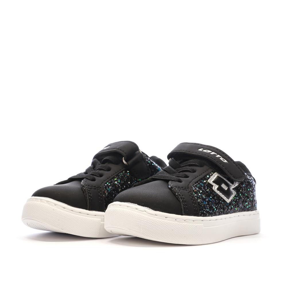 Baskets Noir Fille Lotto Plaisance vue 6