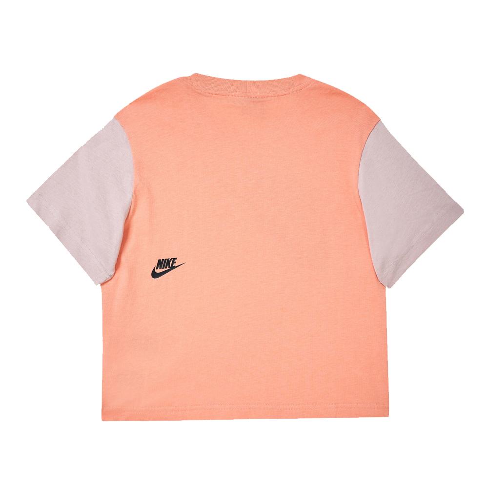 T-shirt Rose/Orange Fille Nike Nsw vue 2