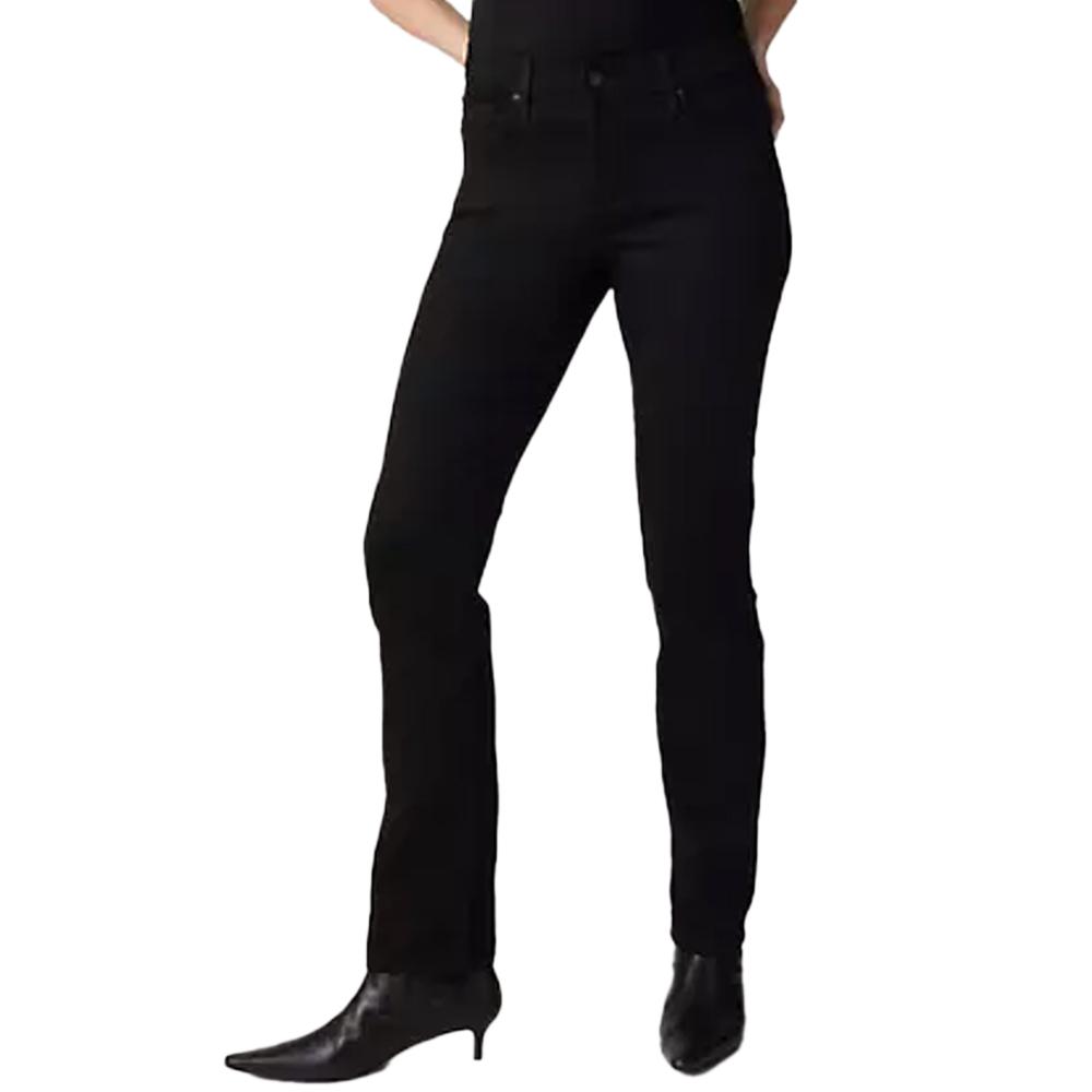 Jean 312 Slim Noir Femme Levi's Shaping pas cher