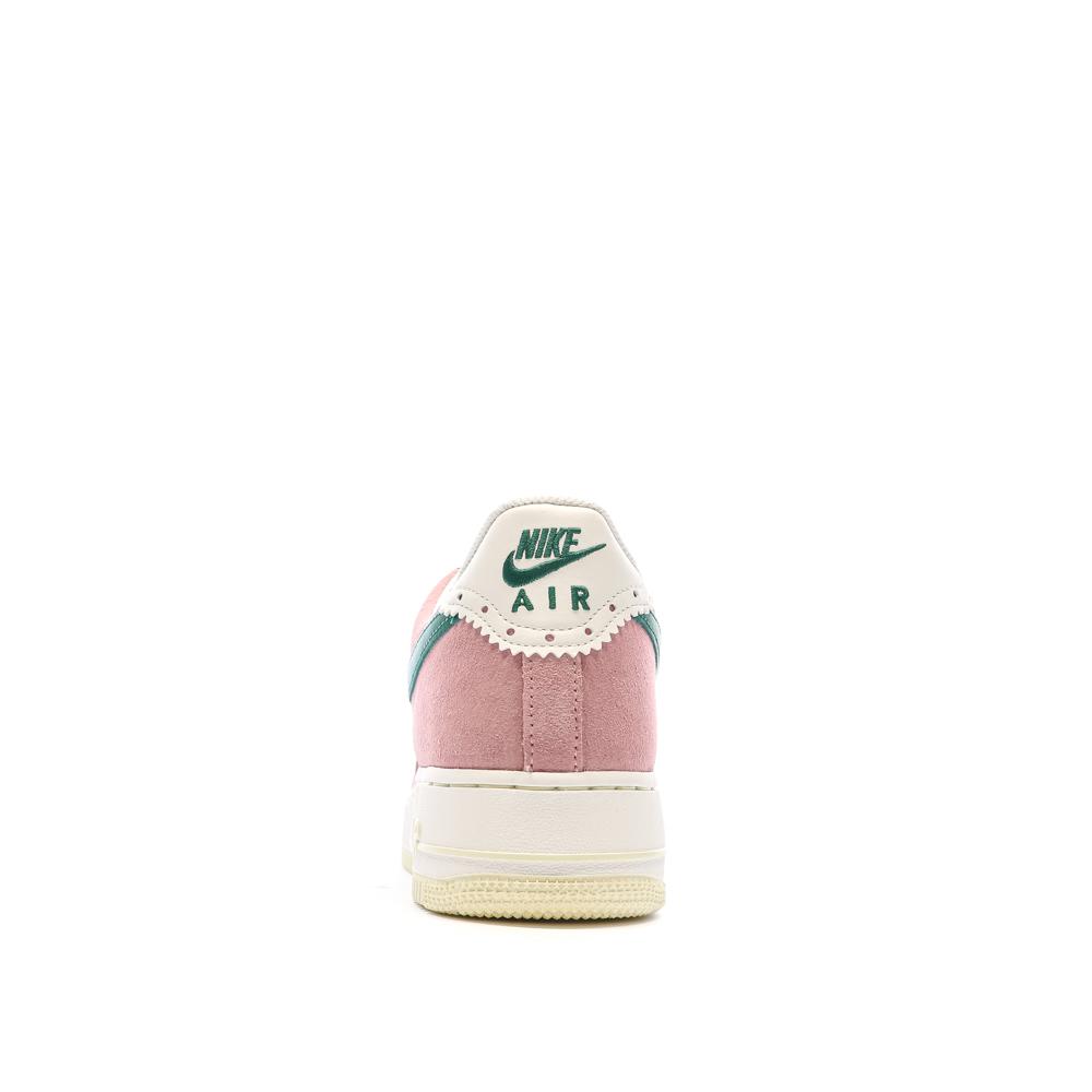 Baskets Roses/Vertes Homme Nike Air Force 1 vue 3
