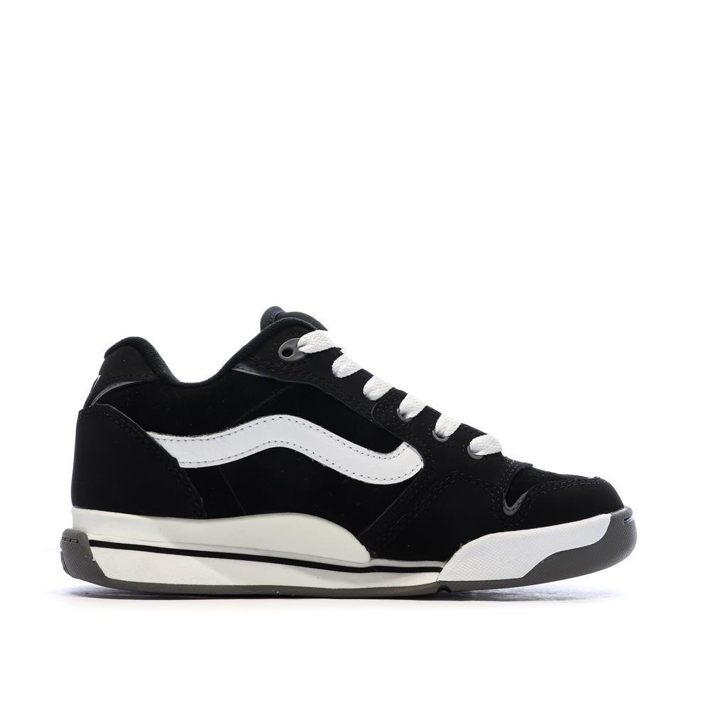 Baskets Noir Mixte Vans Rowley vue 2