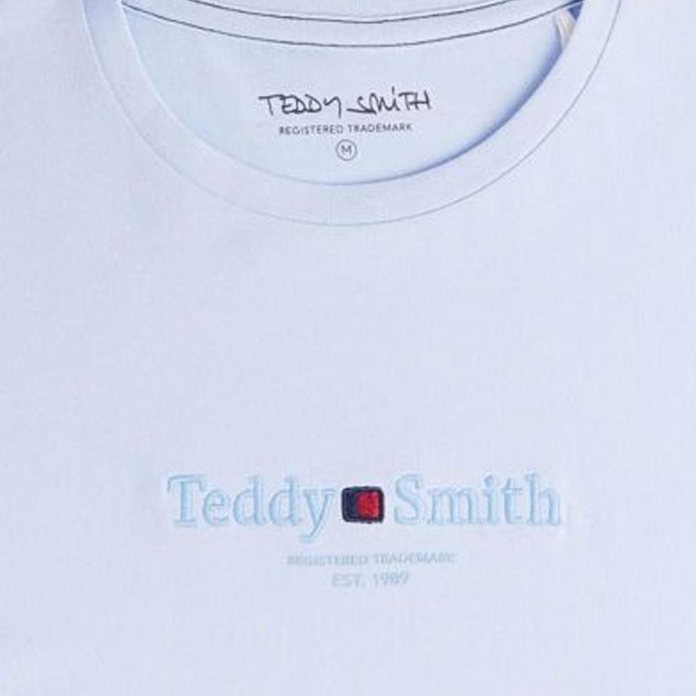 T-shirt Bleu Clair Homme Teddy Smith Tjim vue 2