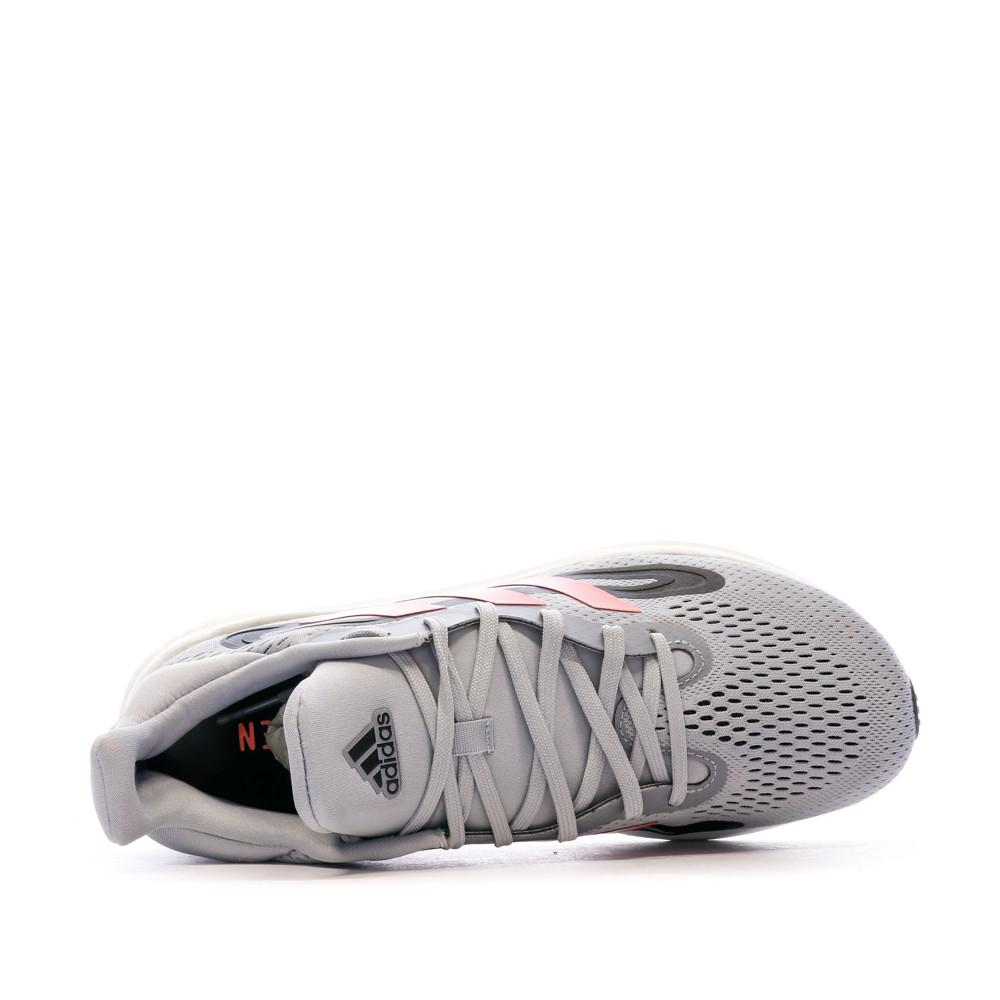 Chaussures de Running Gris Homme Adidas Solar Glide 4 vue 4