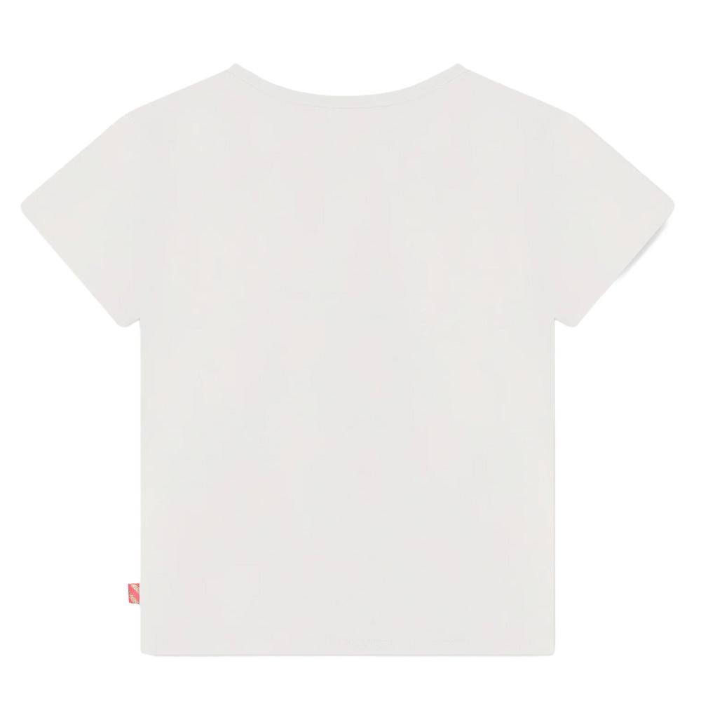 Camiseta blanca para niña Billieblush U20493 ver 2